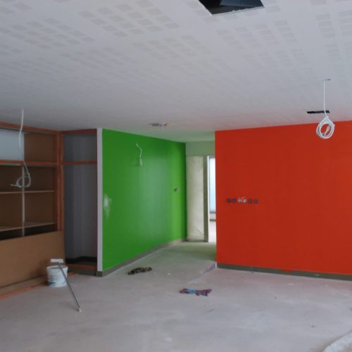 Peinture mur réalisation 1
